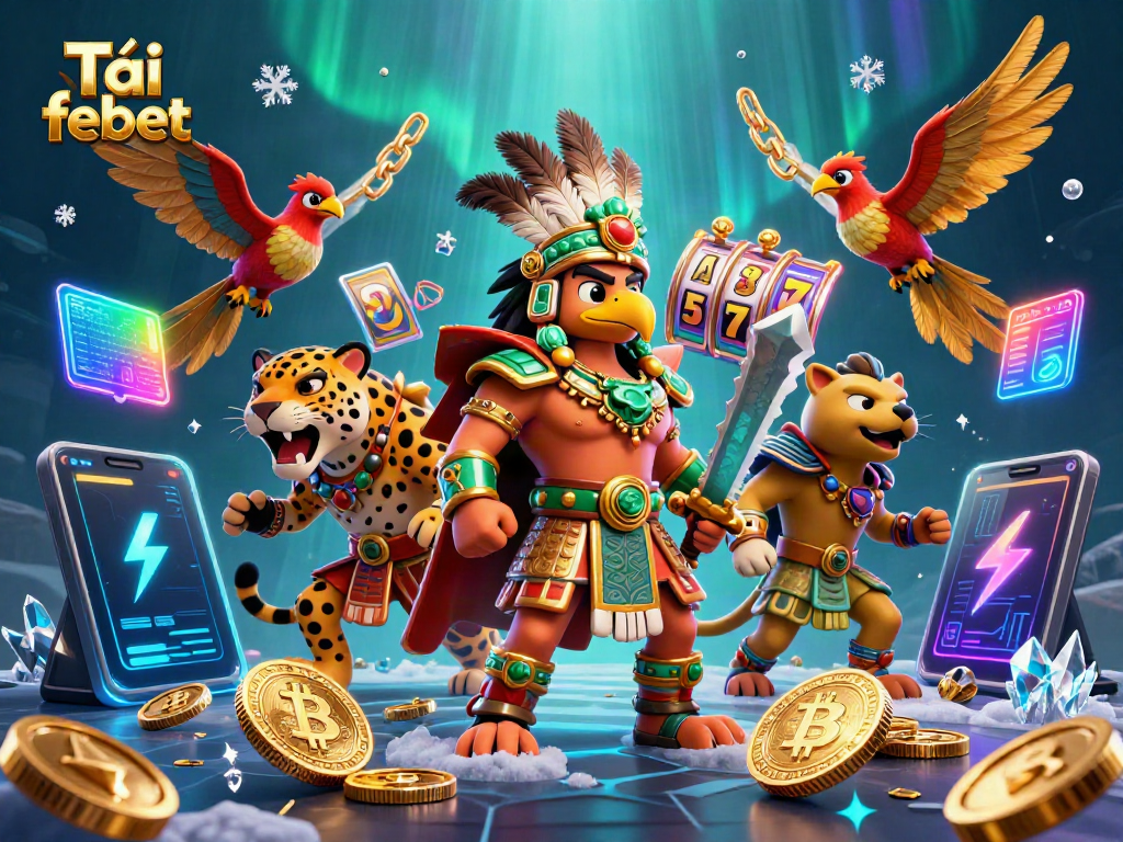 Play exciting games at Tải febet with engaging characters and stunning visuals integrating crypto elements.