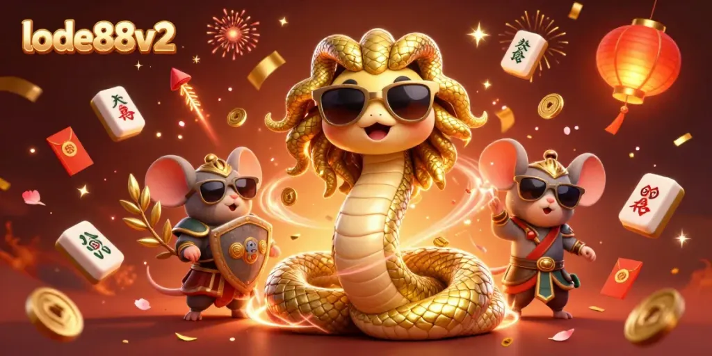 Experience exciting gaming action at lode88v2 with colorful casino-themed characters and dynamic elements.