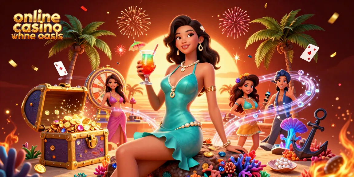 Experience the excitement of online casino ohne oasis with vibrant scenes of winnings and joy.