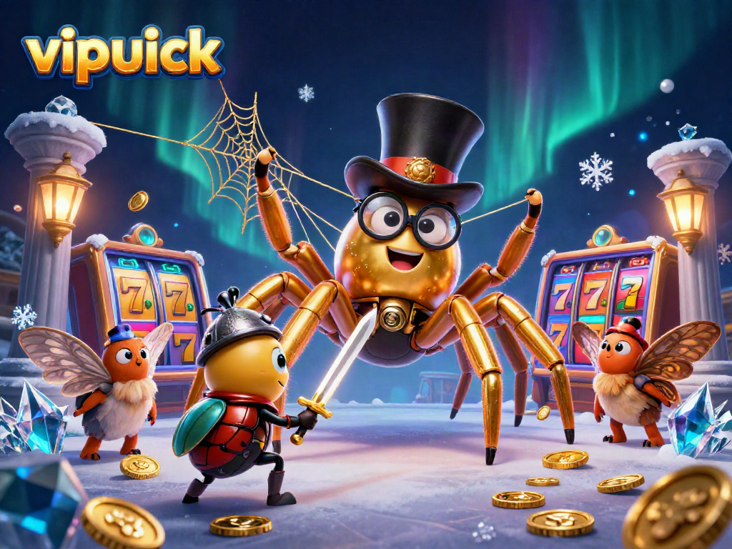 Experience thrilling gameplay at vipluck casino with vibrant characters and exciting slot elements.